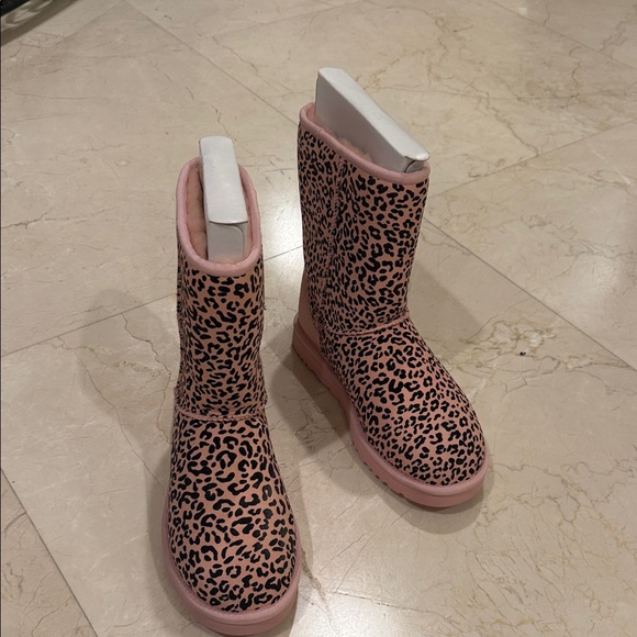 UGG Pink Leopard Print Boots - Picture 8 of 8